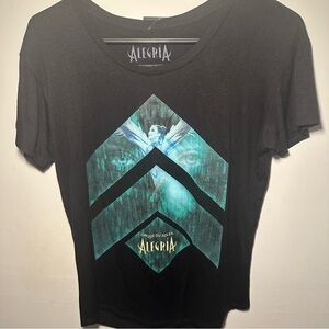 Cirque Du Soleil Alegria Black Graphic Tee Size Medium